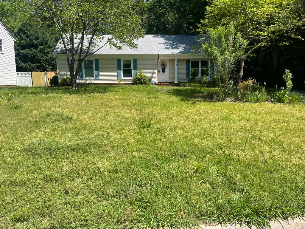 Front Yard Makeover before